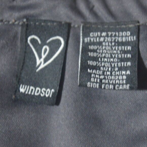 Windsor Strapless Pink Sequin Mini Dress Size 3 - Picture 4 of 4